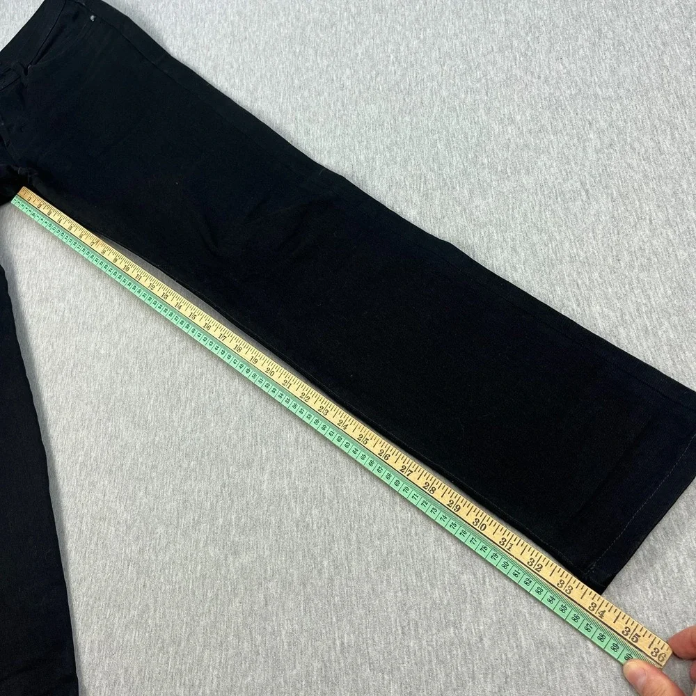 Unbranded Brand Selvedge Jeans Men 29 *Fits 31x34 Black UB244 Taper Stretch 11oz